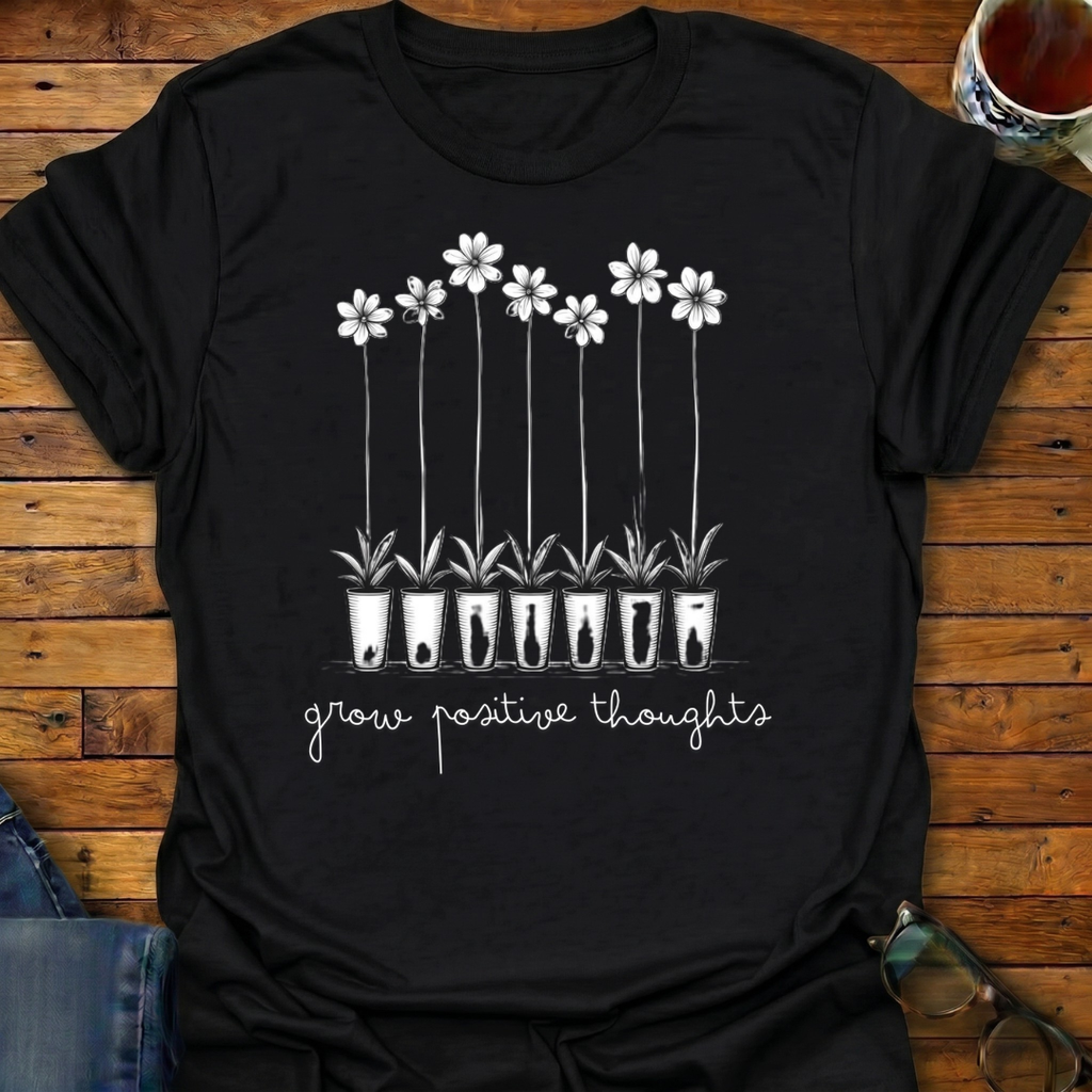 Floral Ascend BW T-Shirt