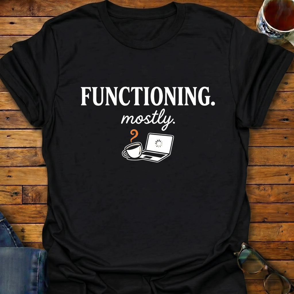 Functioning Mostly Coffee T-Shirt