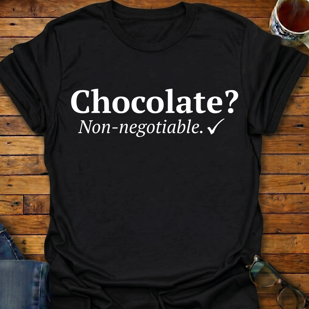 Chocolate? Non-negotiable T-Shirt