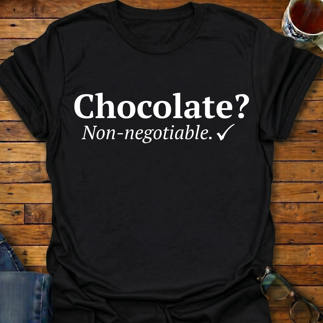 Chocolate? Non-negotiable T-Shirt