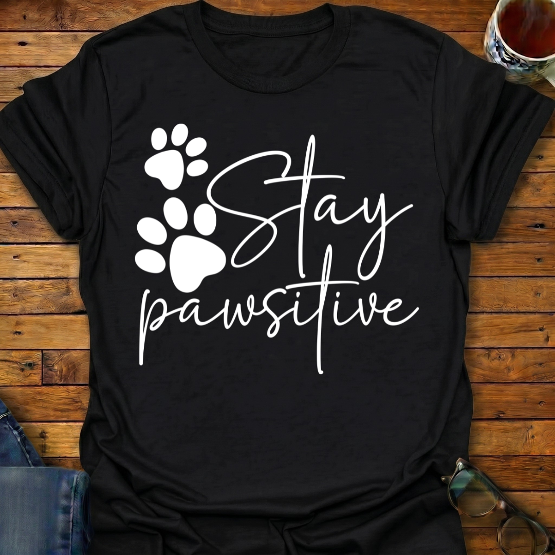 Stay Pawsitive T-Shirt