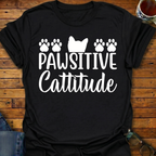 Pawsitive Cattitude T-Shirt