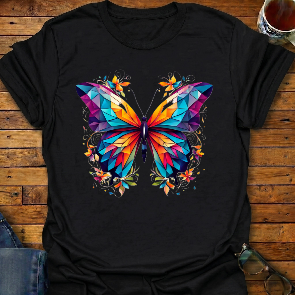Geometric Butterfly T-Shirt