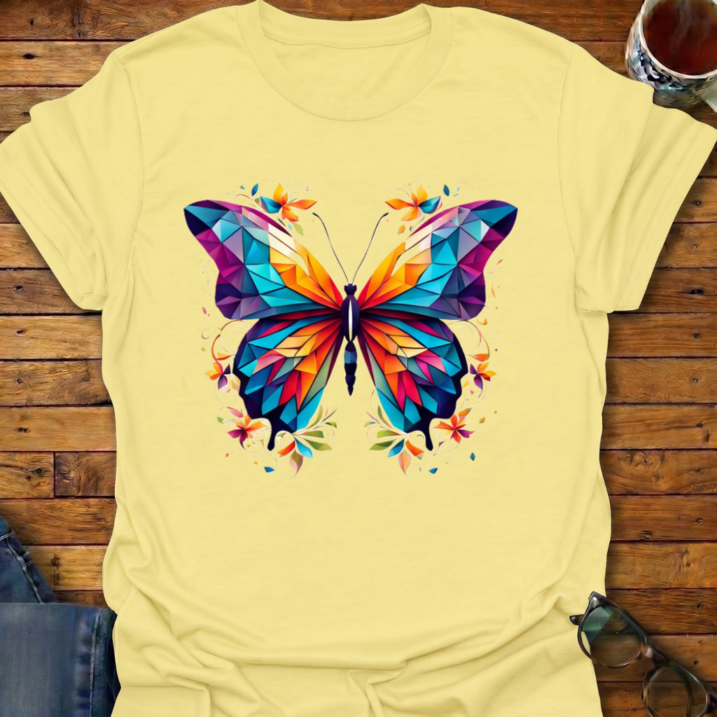 Geometric Butterfly T-Shirt
