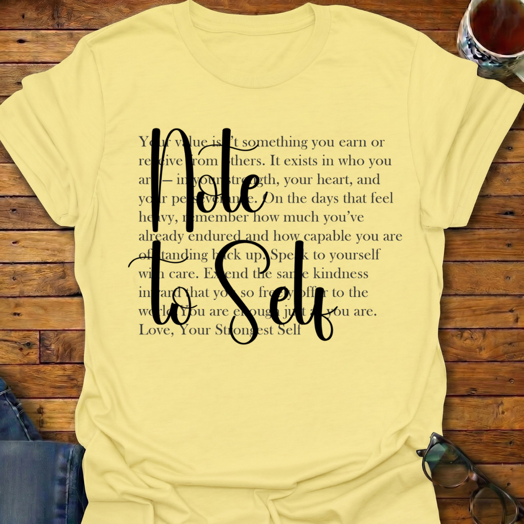 Note to Self T-Shirt