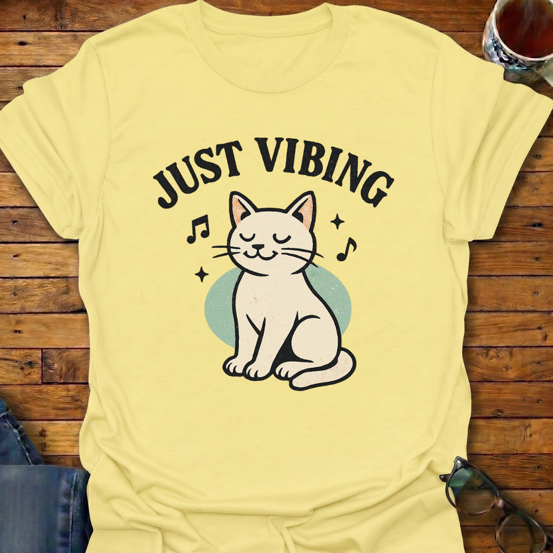 Just Vibing Cat T-Shirt