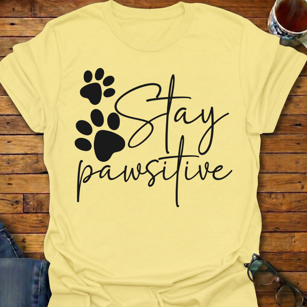 Stay Pawsitive T-Shirt