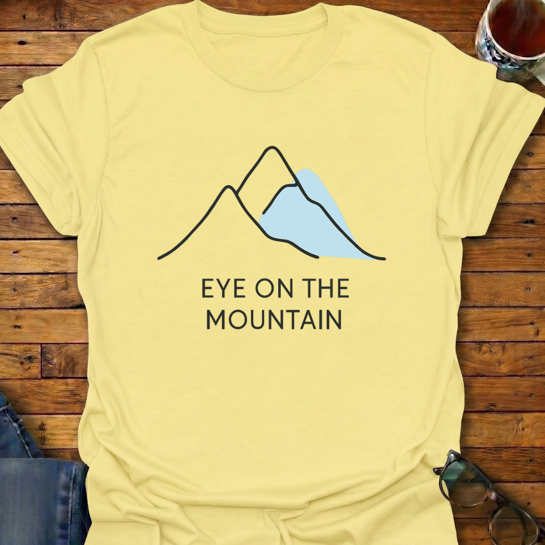 Eye On The Mountain Simple T-Shirt