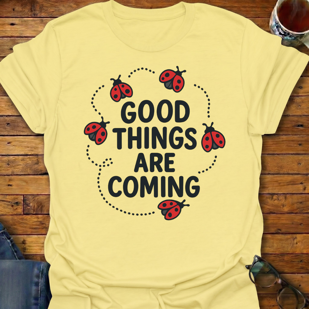 Good Things Are Coming Lady Bugs T-Shirt