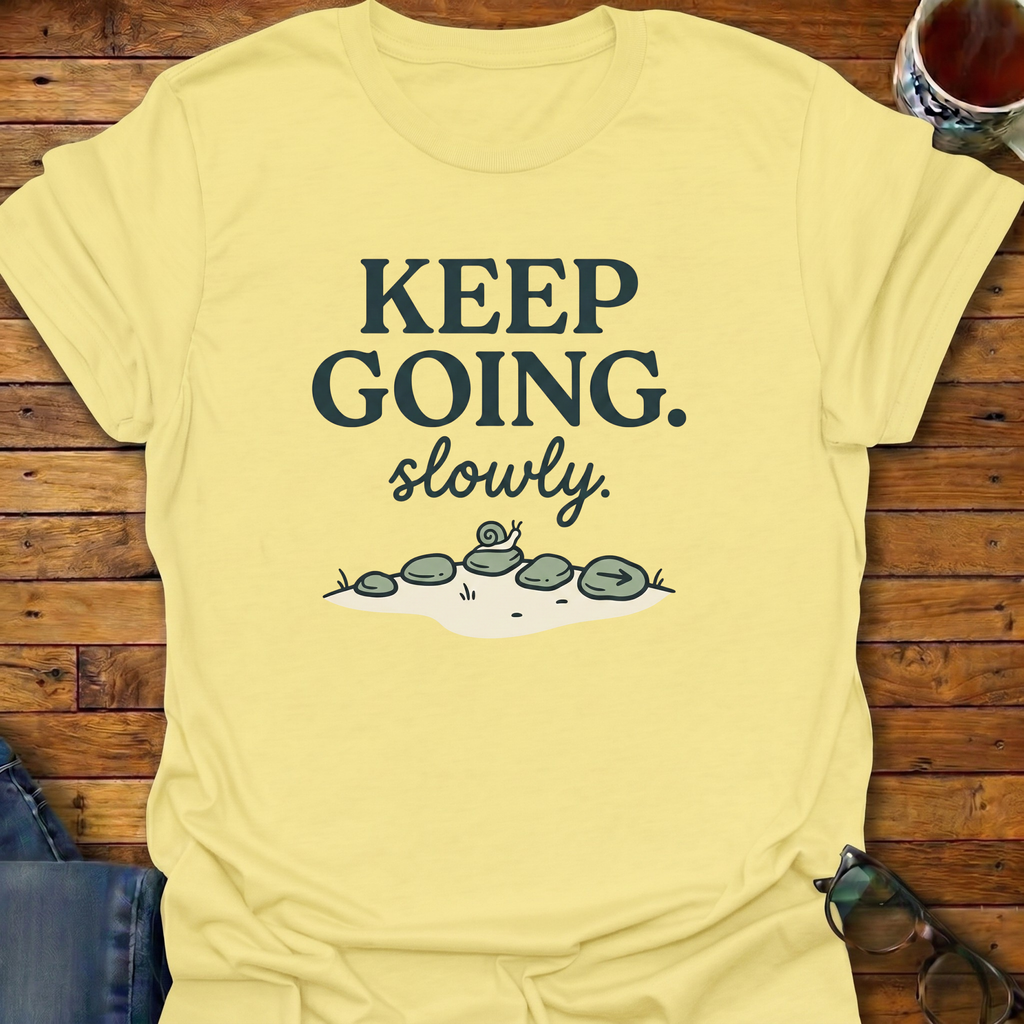 Keep Going Slowly Snail T-Shirt