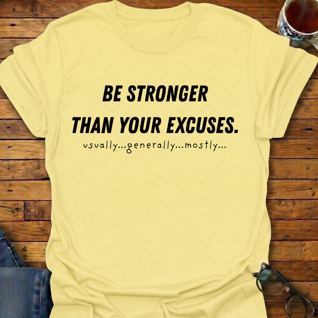 Be Stronger Than Your Excuses T-Shirt