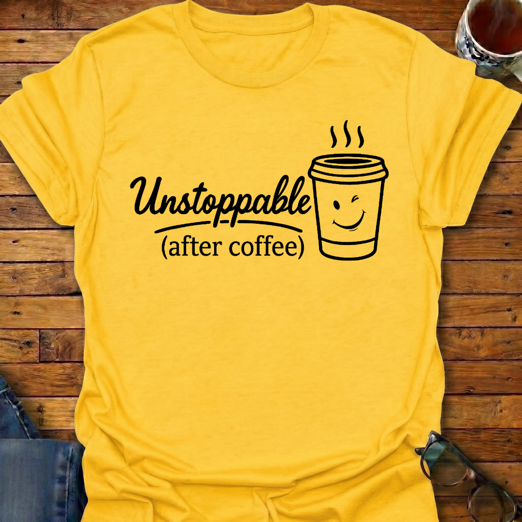 Unstoppable After Coffee T-Shirt