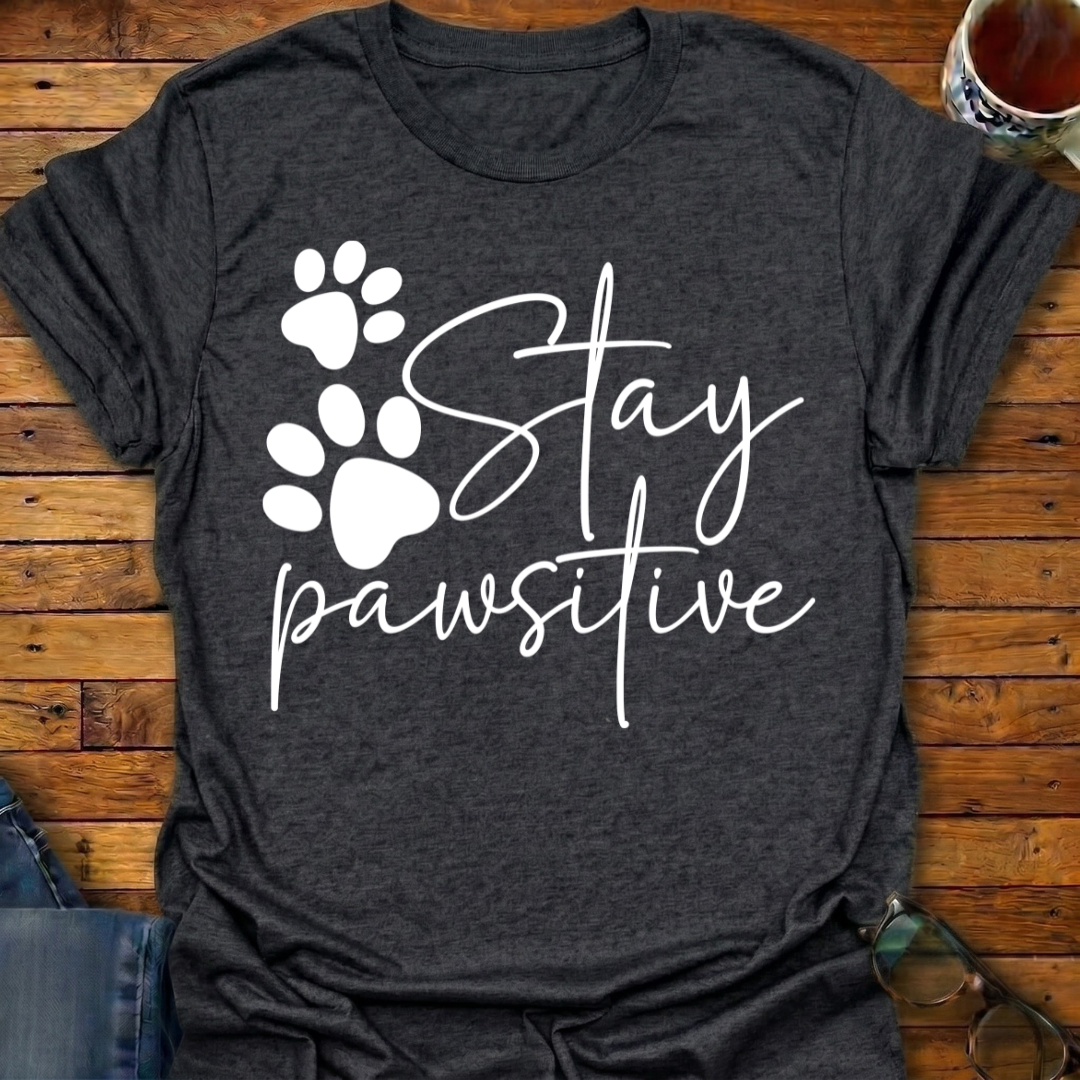 Stay Pawsitive T-Shirt
