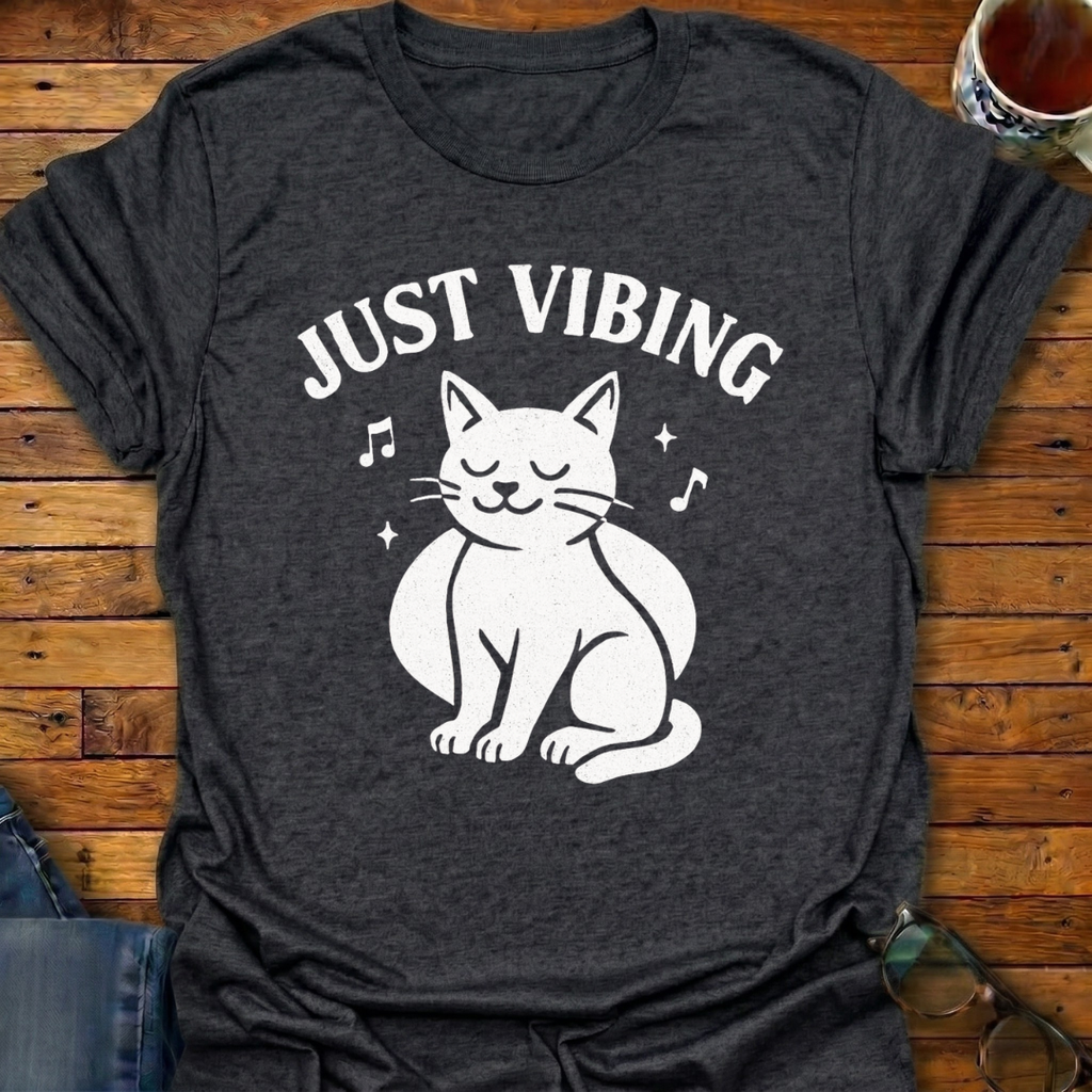 Just Vibing Cat T-Shirt