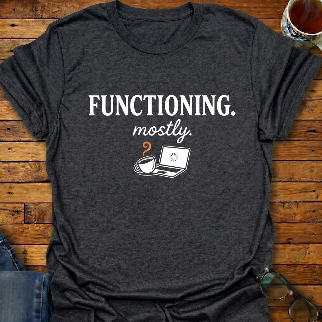 Functioning Mostly Coffee T-Shirt