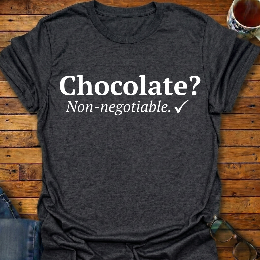 Chocolate? Non-negotiable T-Shirt