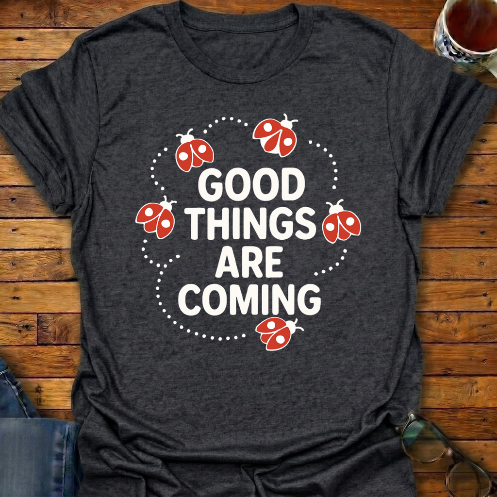 Good Things Are Coming Lady Bugs T-Shirt