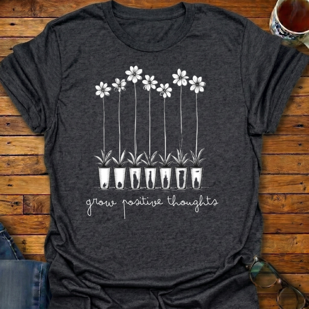 Floral Ascend BW T-Shirt