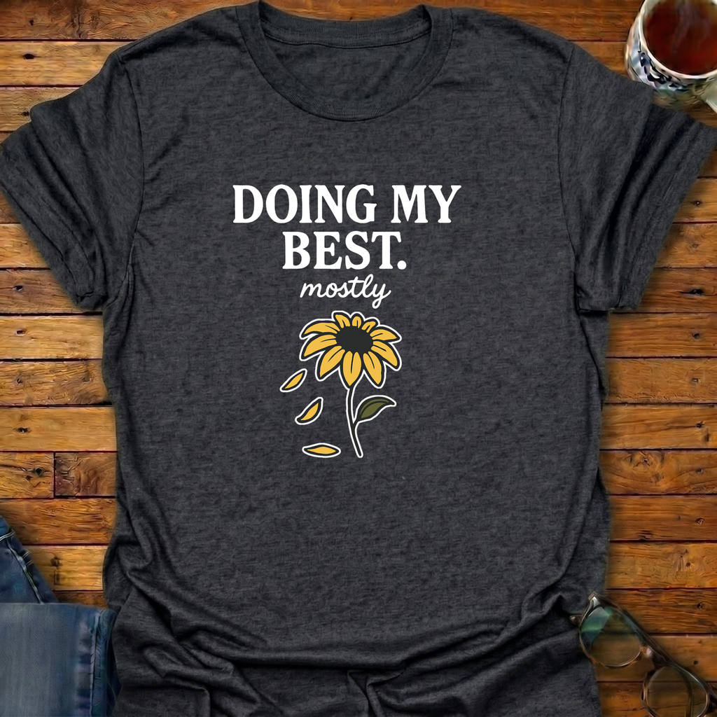 Doing My Best Mostly Sunflower T-Shirt