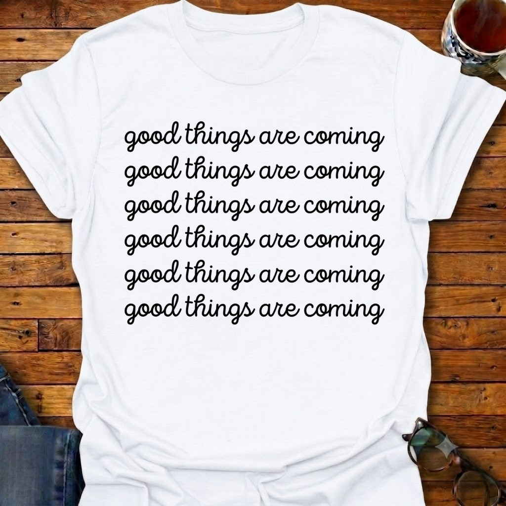 Good Things Are Coming Simple T-Shirt