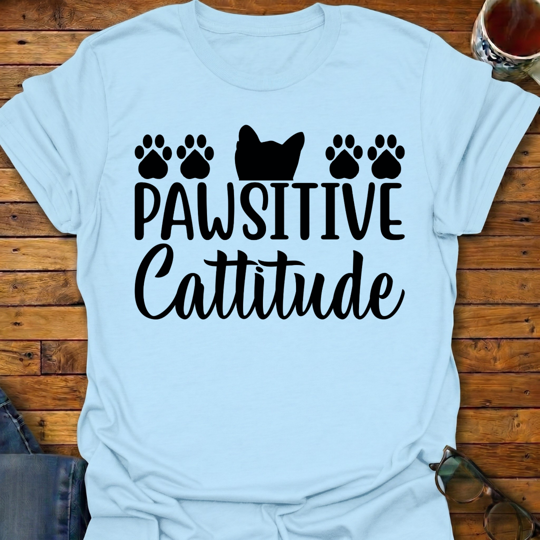 Pawsitive Cattitude T-Shirt