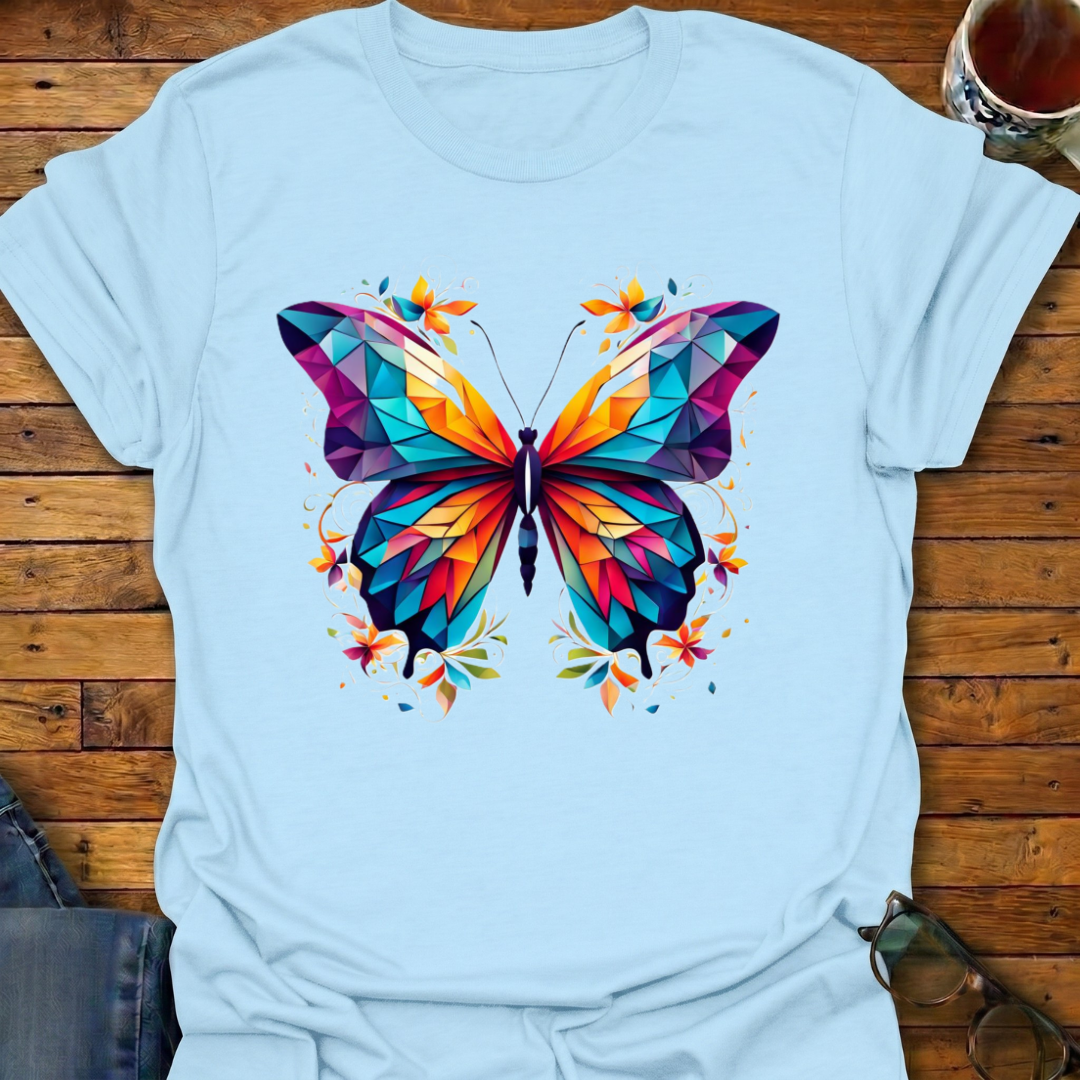 Geometric Butterfly T-Shirt