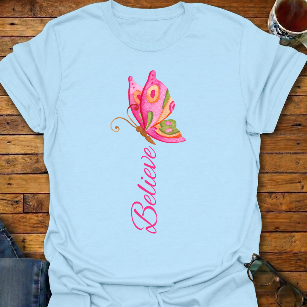 Believe Butterfly T-Shirt