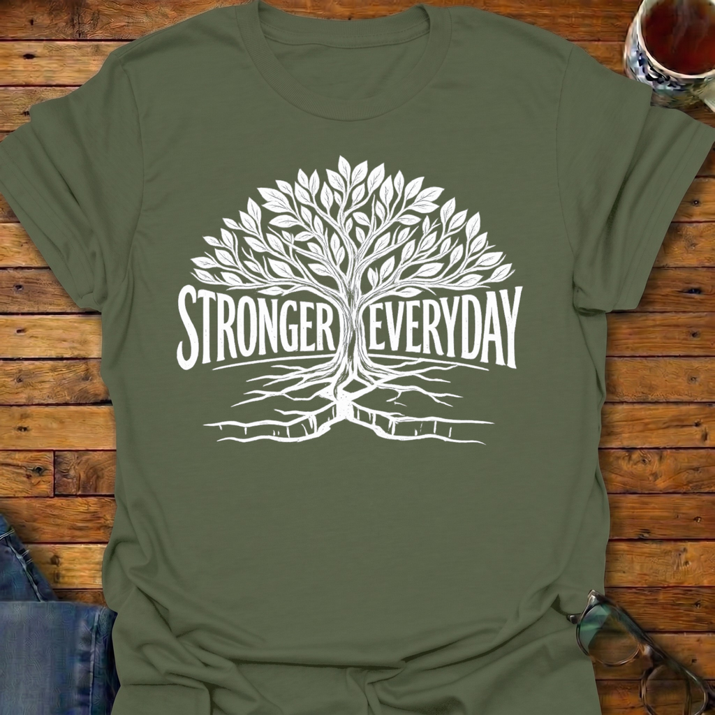 Stronger Everyday Tree T-Shirt