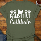 Pawsitive Cattitude T-Shirt