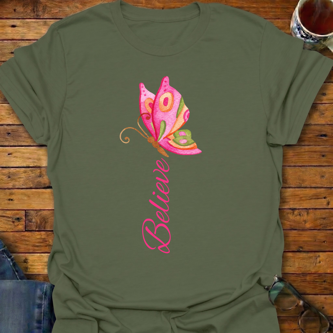 Believe Butterfly T-Shirt