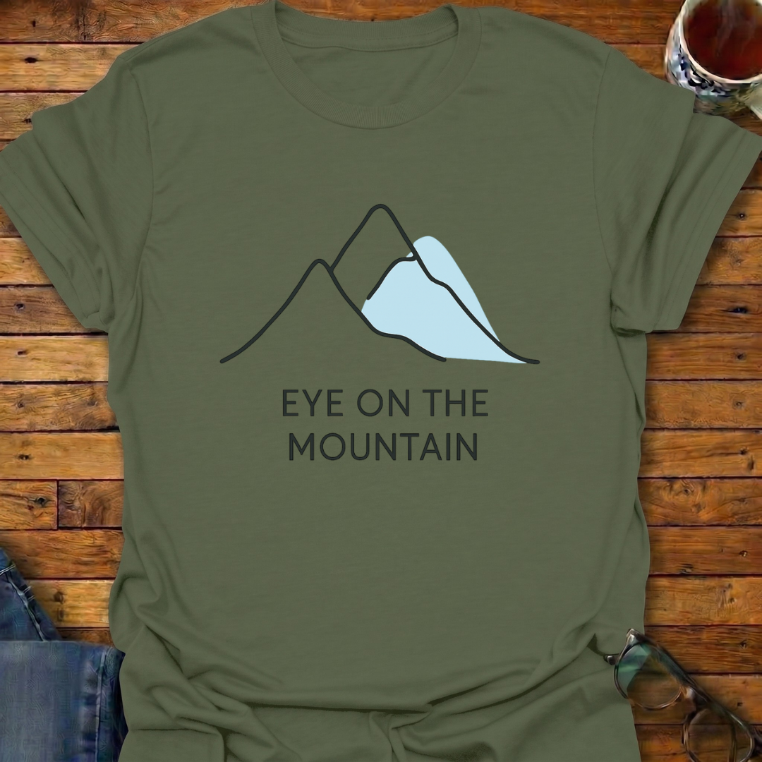 Eye On The Mountain Simple T-Shirt