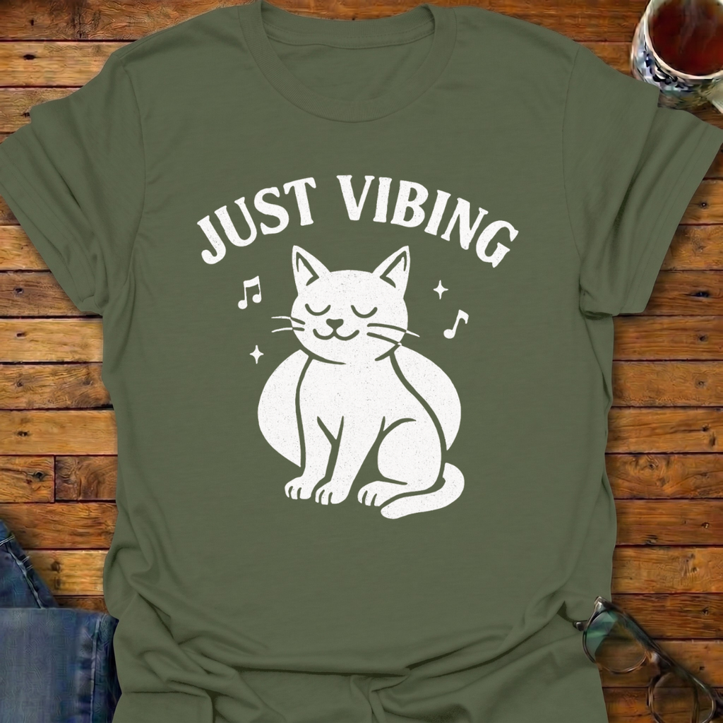 Just Vibing Cat T-Shirt