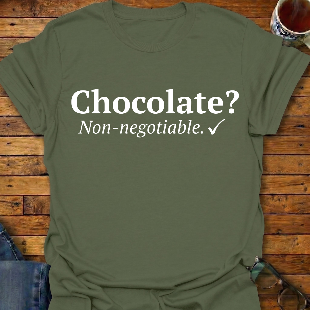 Chocolate? Non-negotiable T-Shirt