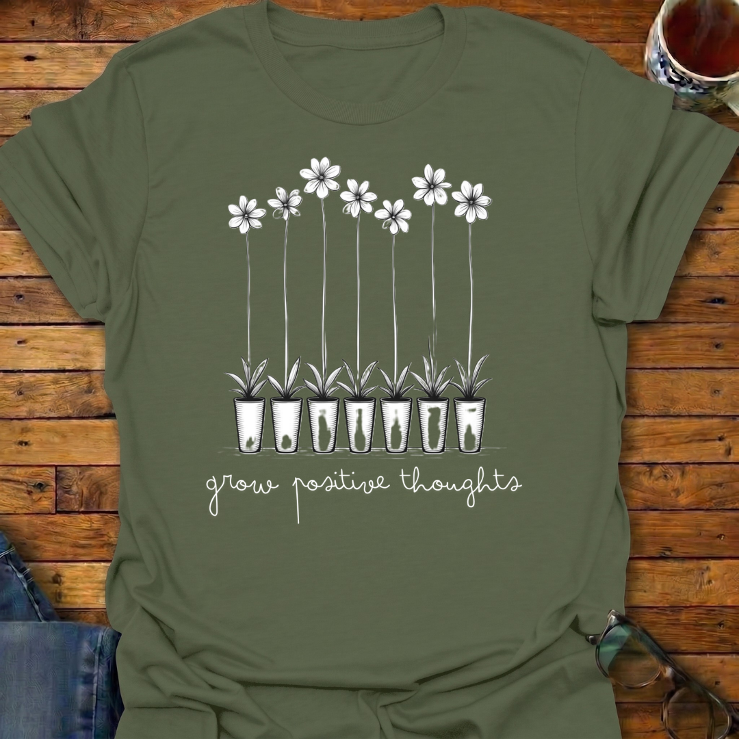 Floral Ascend BW T-Shirt