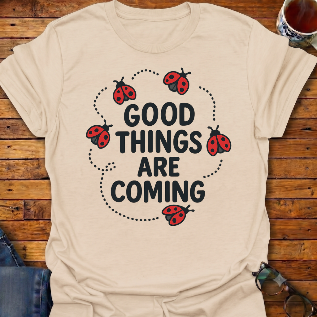 Good Things Are Coming Lady Bugs T-Shirt