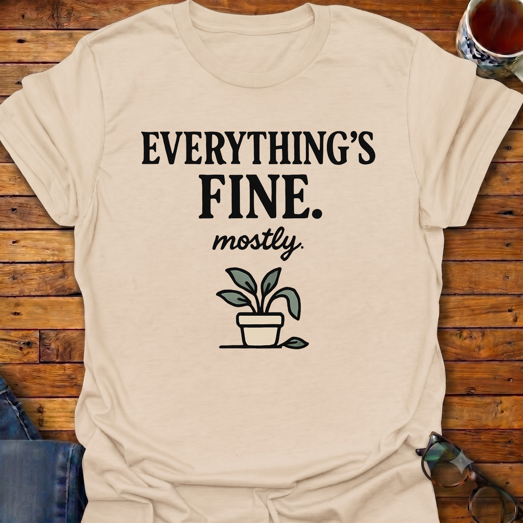 Everything's Fine Mostly Plant T-Shirt