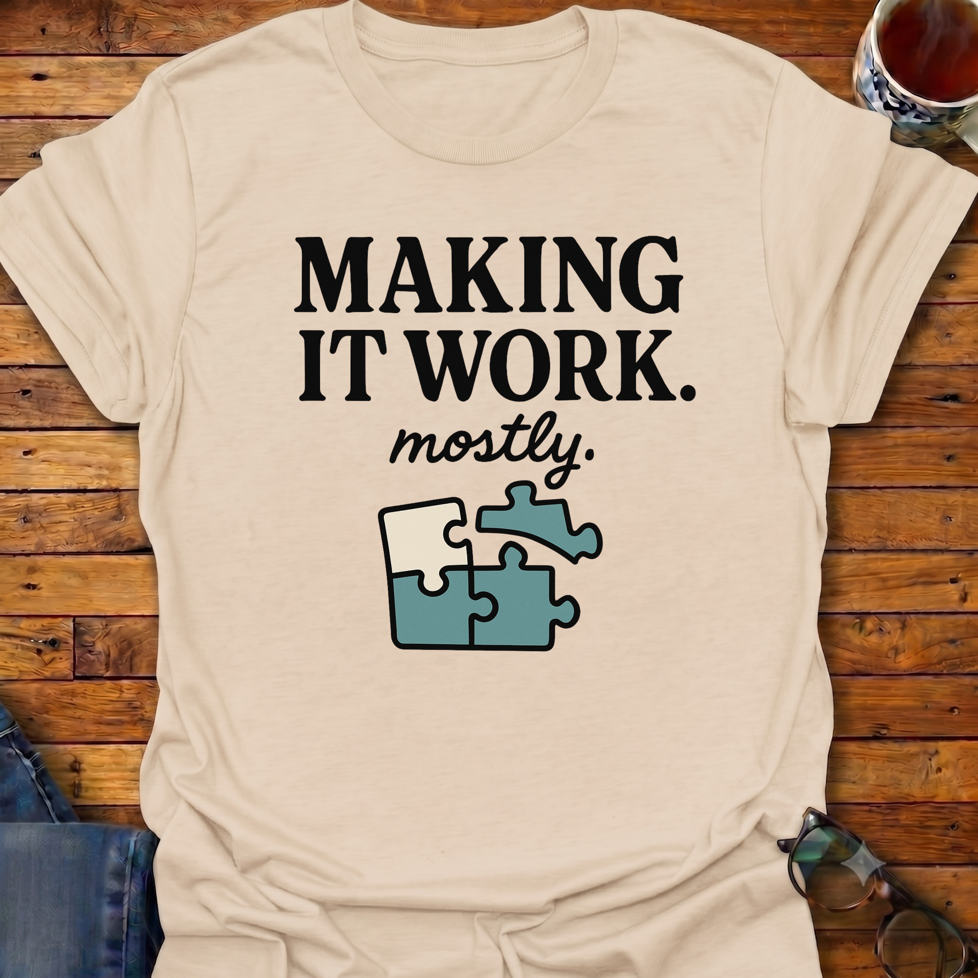 Making It Work mostly Puzzle T-Shirt