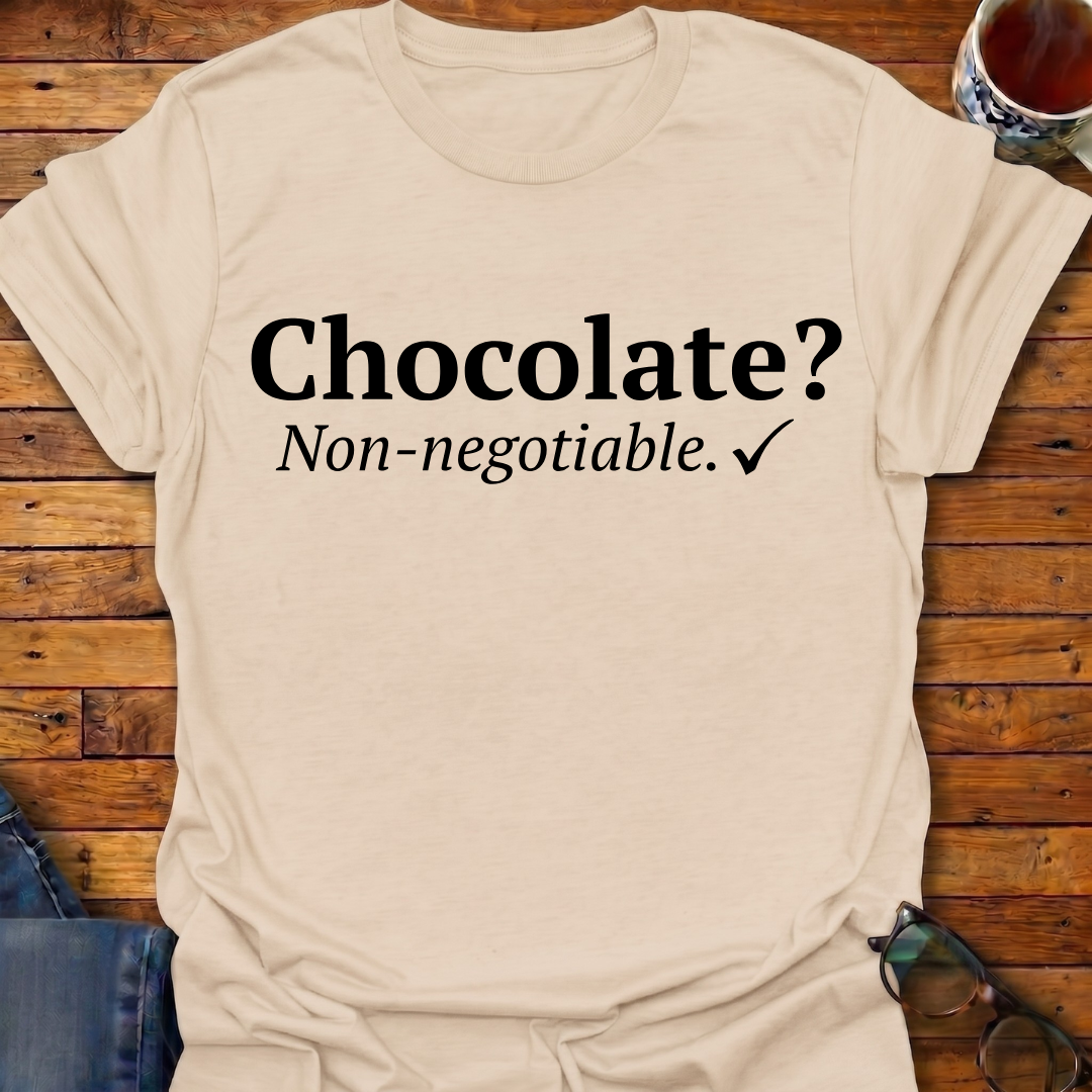 Chocolate? Non-negotiable T-Shirt