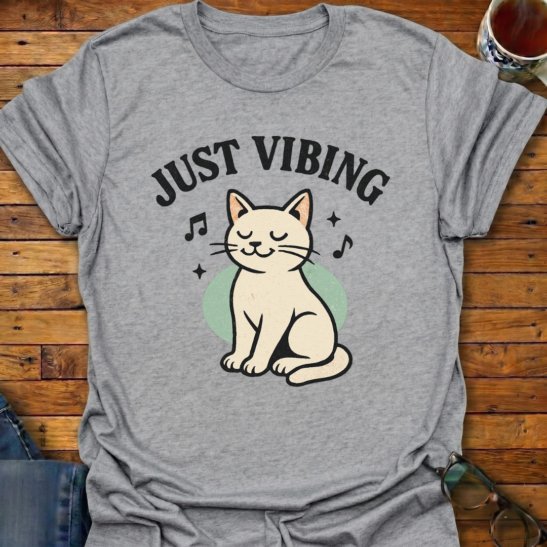 Just Vibing Cat T-Shirt