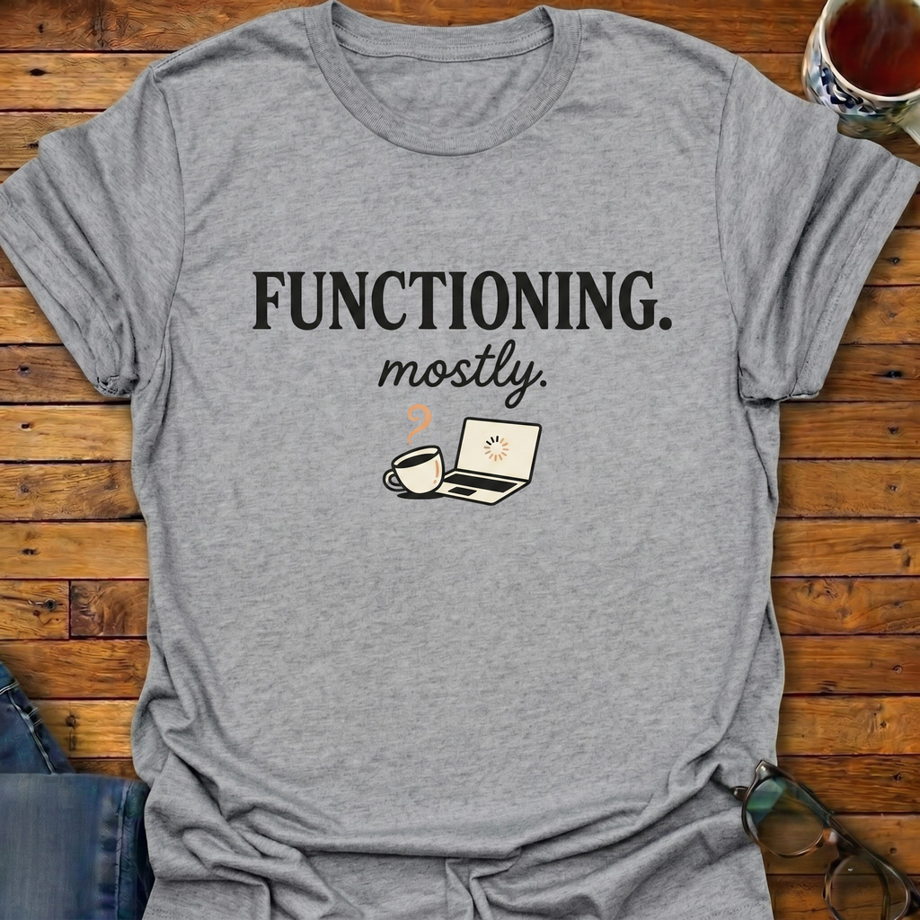 Functioning Mostly Coffee T-Shirt