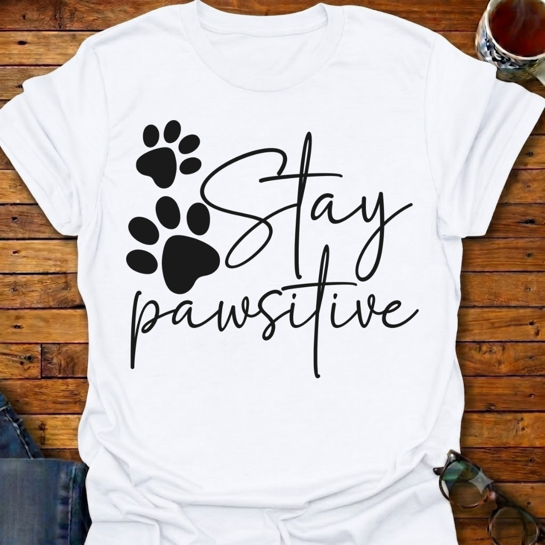 Stay Pawsitive T-Shirt