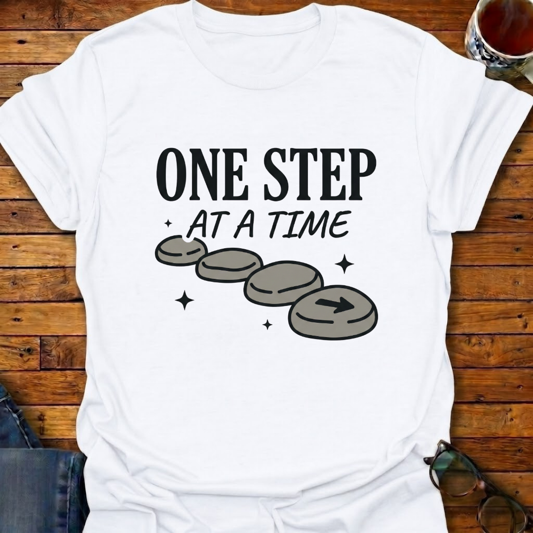One Step At A Time Stones T-Shirt