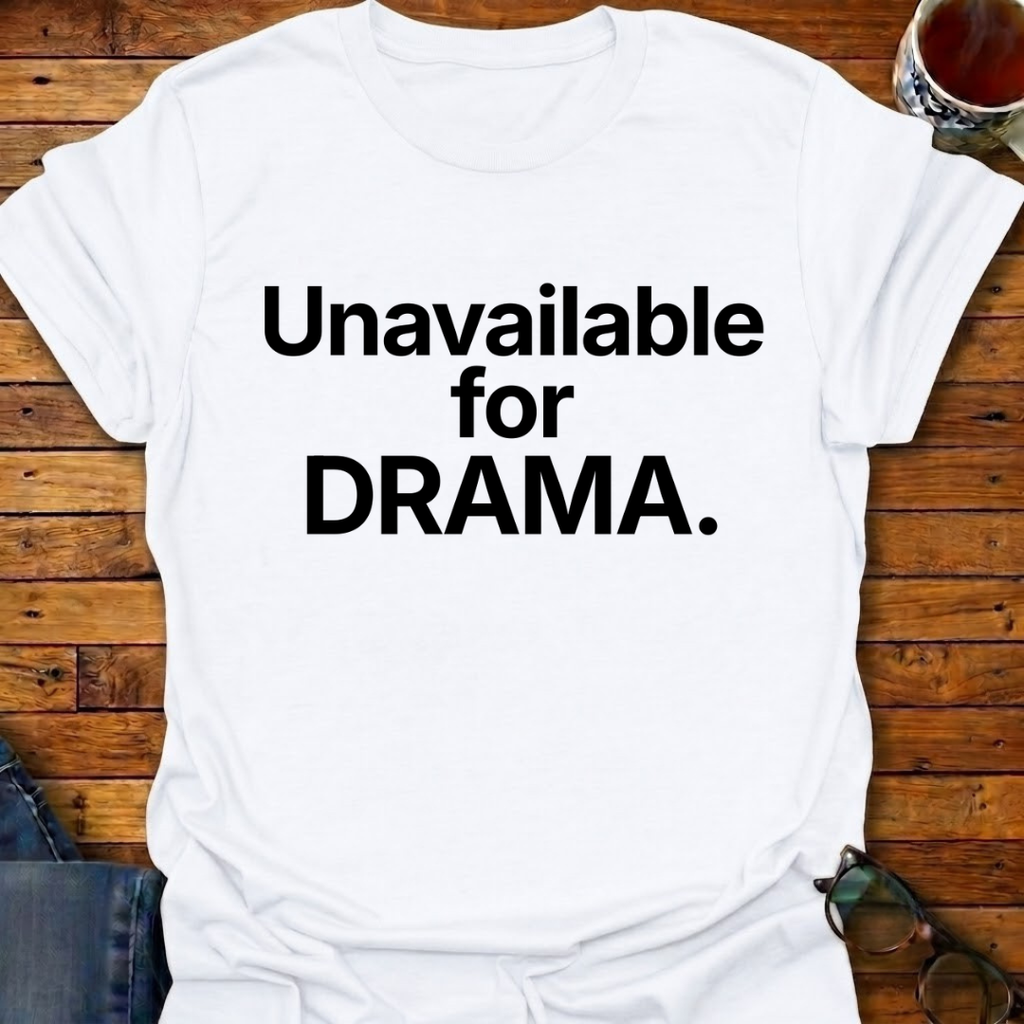 Unavailable For DRAMA T-Shirt