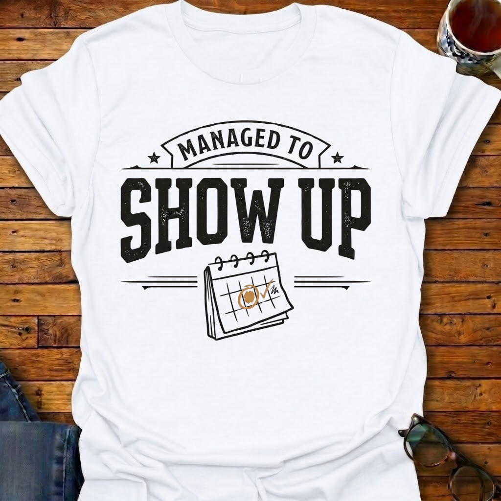 Managed To Show Up T-Shirt