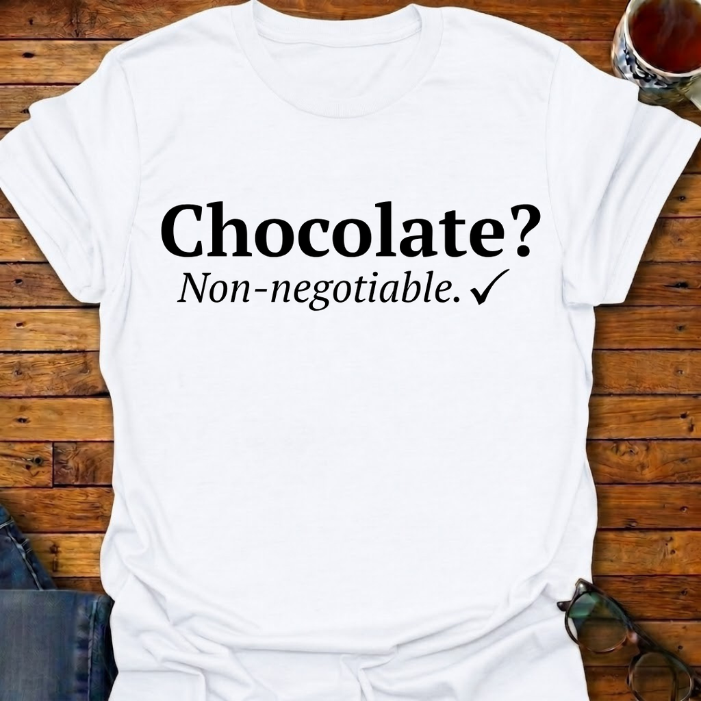 Chocolate? Non-negotiable T-Shirt