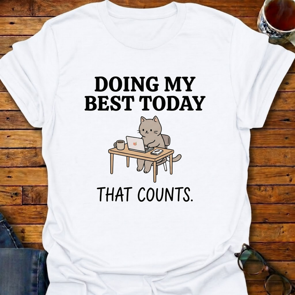 Doing My Best Today Cat T-Shirt