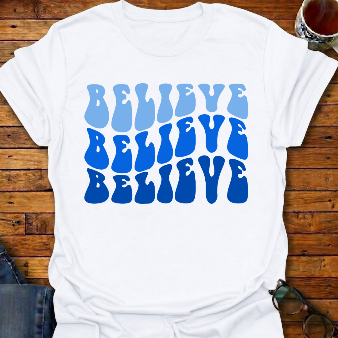 Believe Blue T-Shirt