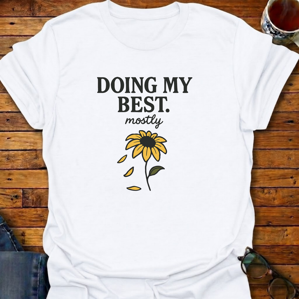 Doing My Best Mostly Sunflower T-Shirt
